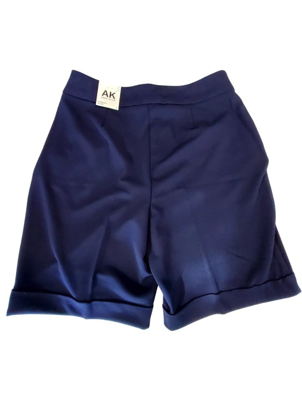 Anne Klein Womens Bermuda Shorts Navy Size 6 Zip closure Polyester/Elastane - Picture 2 of 16